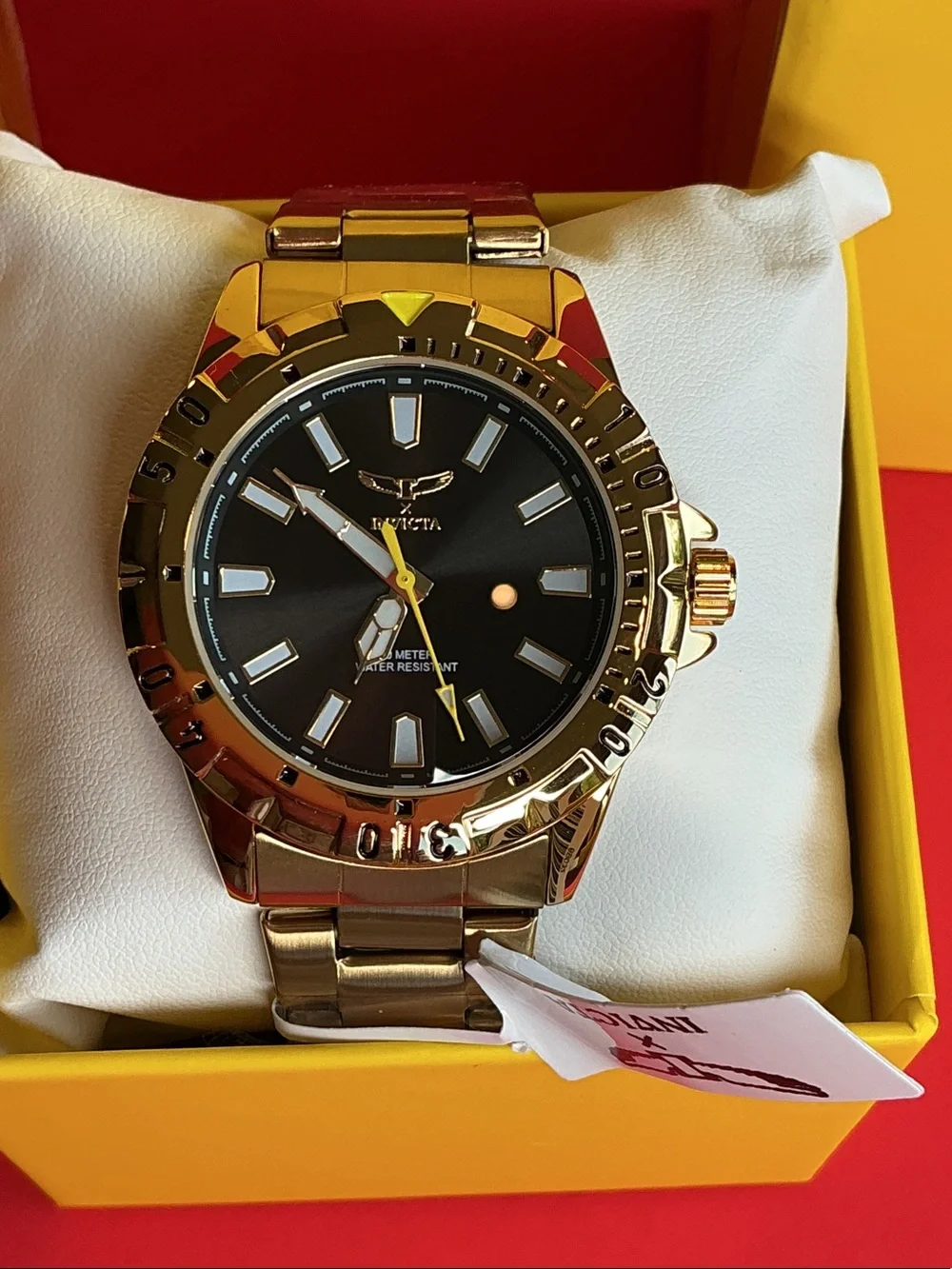 Invicta gold tone